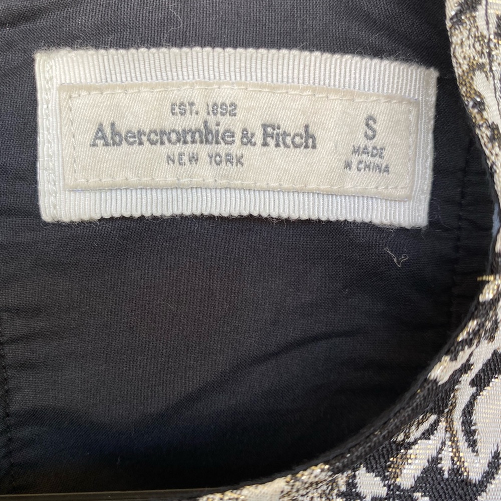 Abercrombie & Fitch Metallic Floral Damask Party Dress - Picture 4 of 6